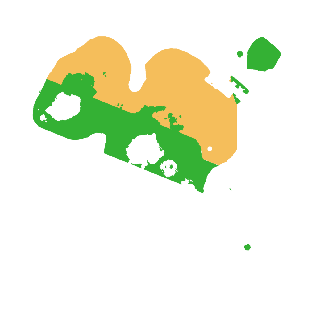 Biome Rust Map: Procedural Map, Size: 2000, Seed: 27015