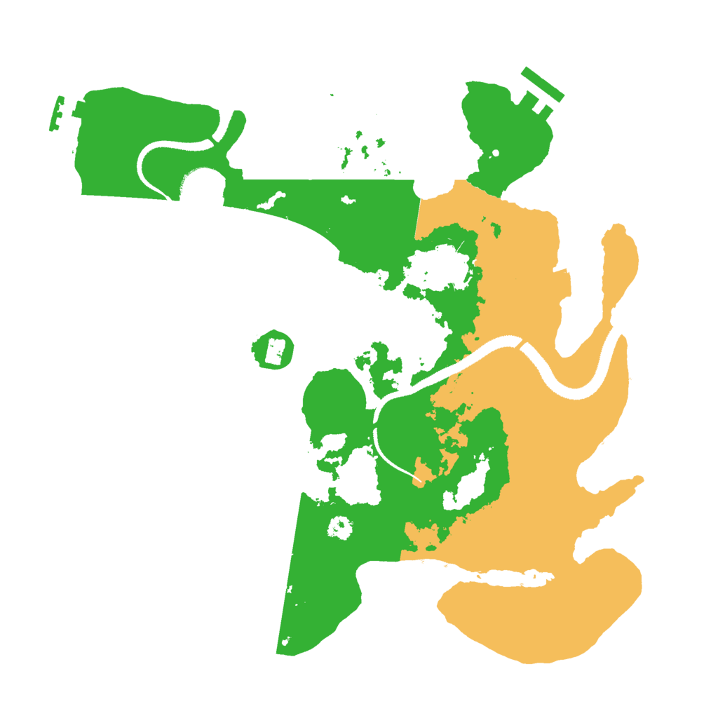 Biome Rust Map: Procedural Map, Size: 3000, Seed: 1482813075