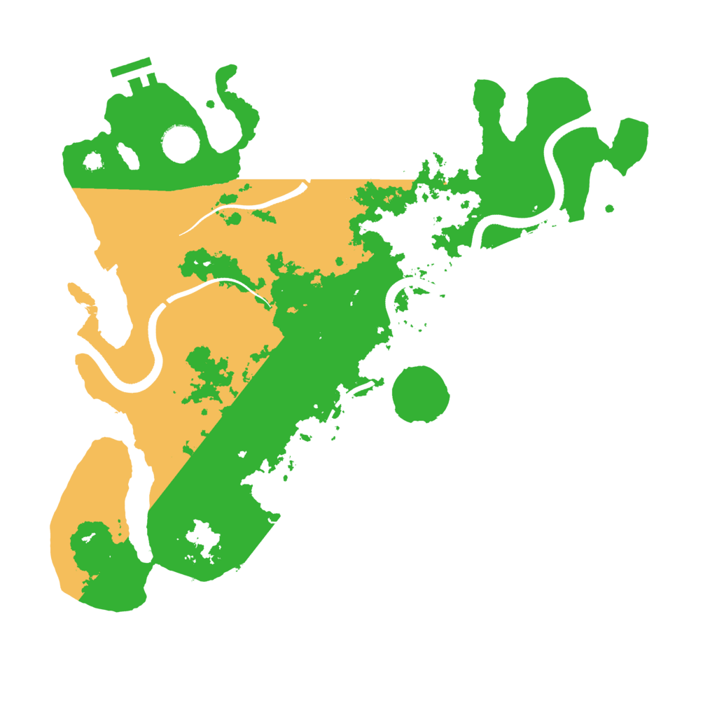 Biome Rust Map: Procedural Map, Size: 3500, Seed: 1105645633