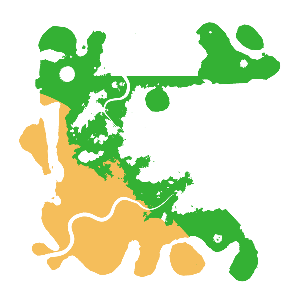 Biome Rust Map: Procedural Map, Size: 3500, Seed: 1819300068