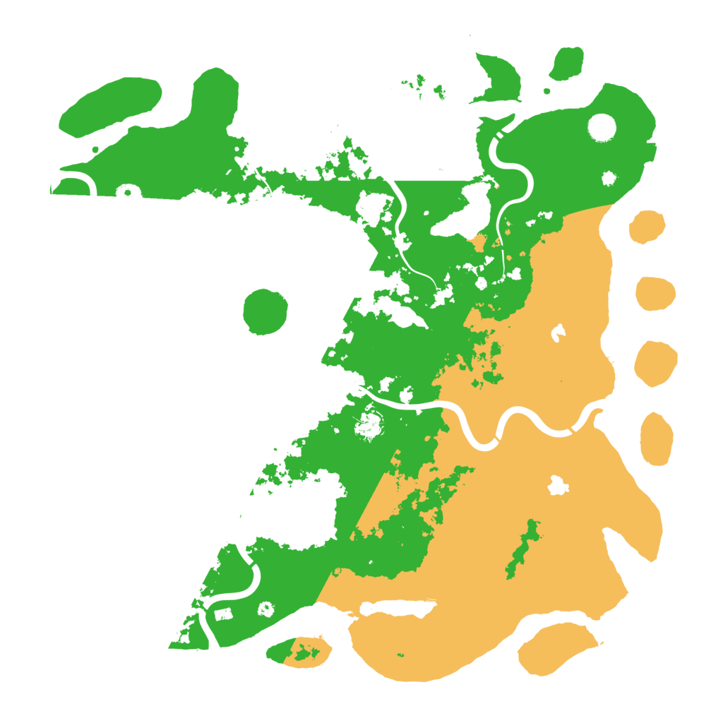 Biome Rust Map: Procedural Map, Size: 4500, Seed: 1051371463