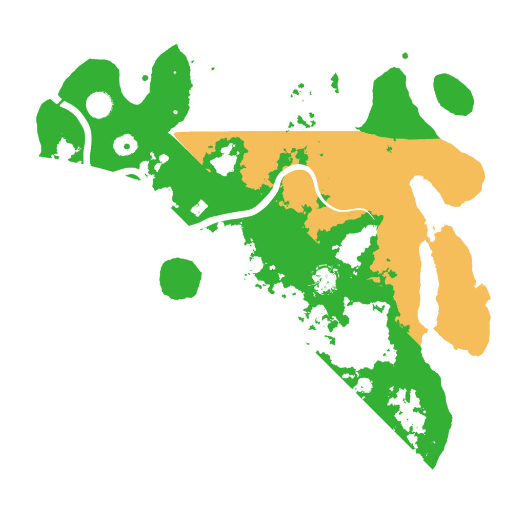 Biome Rust Map: Procedural Map, Size: 3500, Seed: 482516