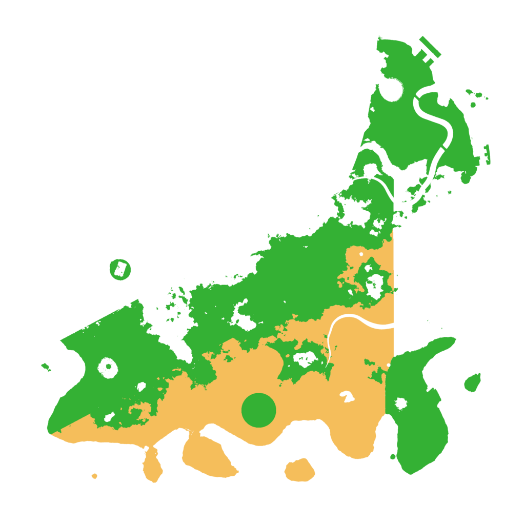 Biome Rust Map: Procedural Map, Size: 4000, Seed: 1188647570