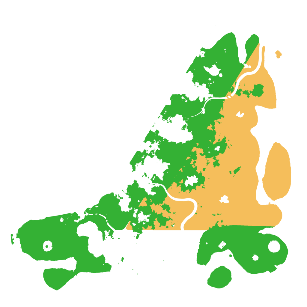 Biome Rust Map: Procedural Map, Size: 4500, Seed: 1255869509