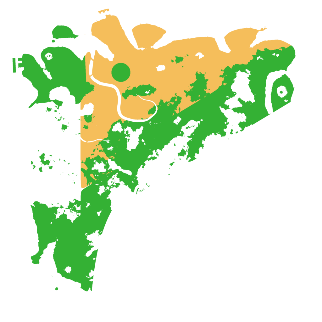 Biome Rust Map: Procedural Map, Size: 4500, Seed: 1533635412