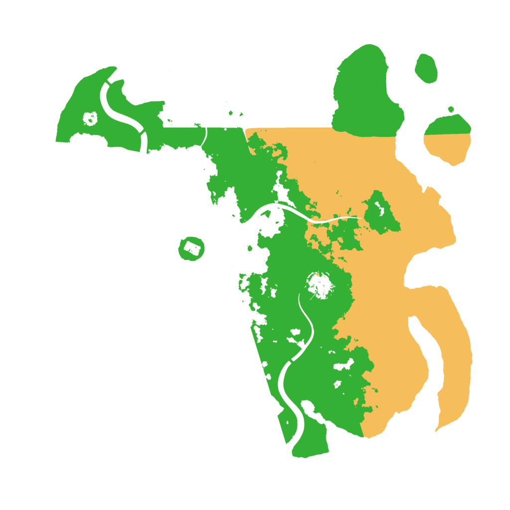 Biome Rust Map: Procedural Map, Size: 3500, Seed: 519374028
