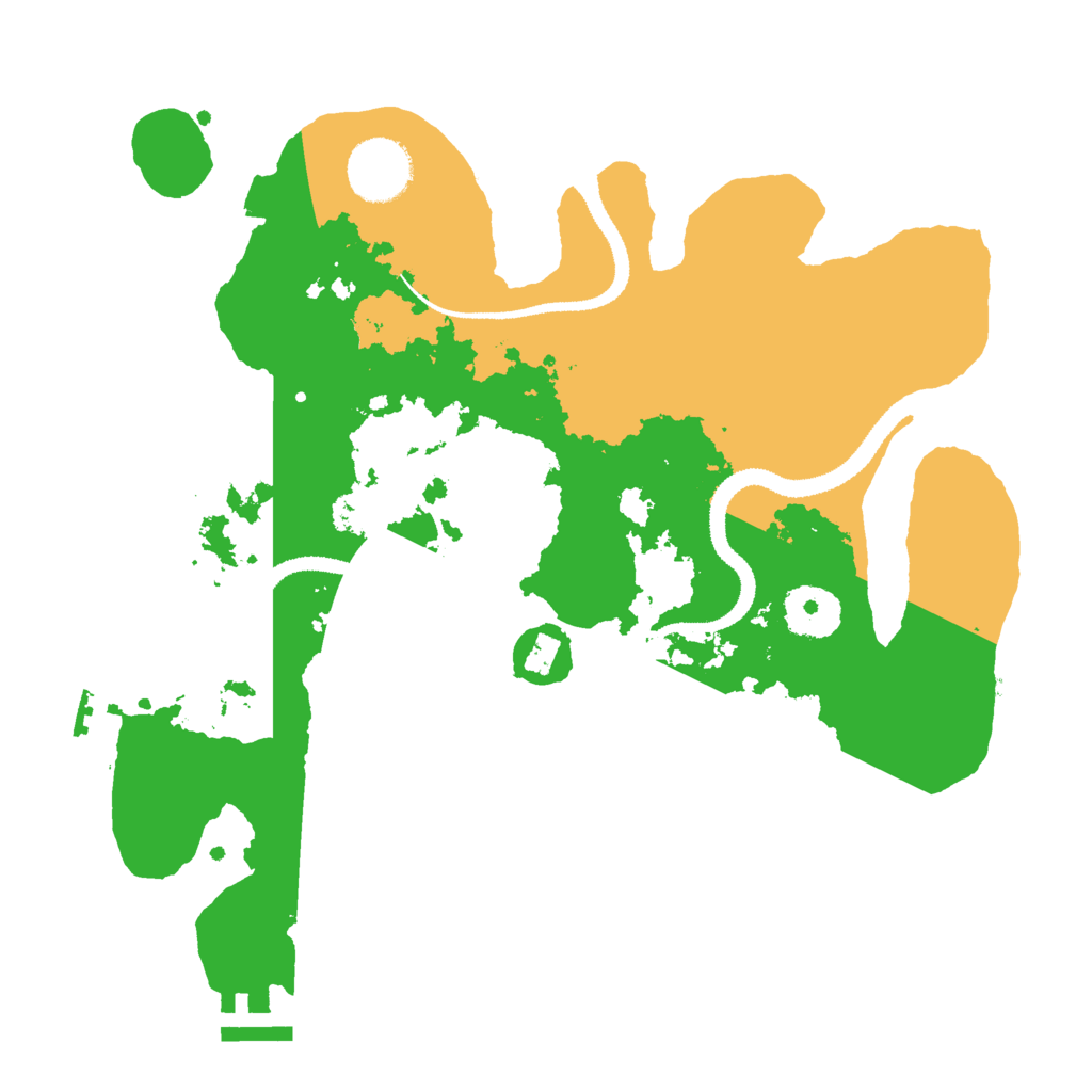 Biome Rust Map: Procedural Map, Size: 3000, Seed: 51183