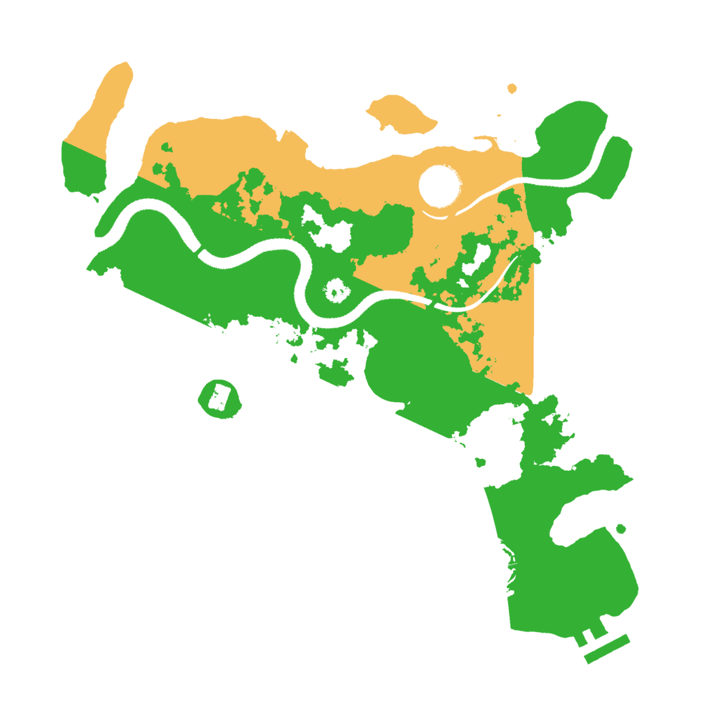 Biome Rust Map: Procedural Map, Size: 3000, Seed: 269293995