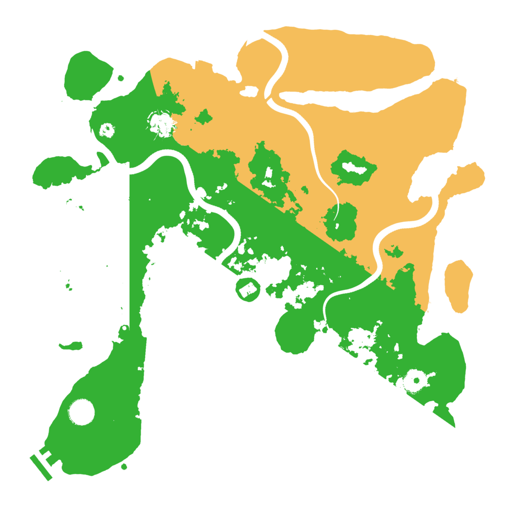 Biome Rust Map: Procedural Map, Size: 3500, Seed: 1787724128