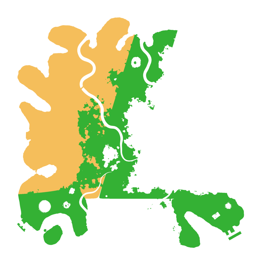 Biome Rust Map: Procedural Map, Size: 3850, Seed: 1765651650