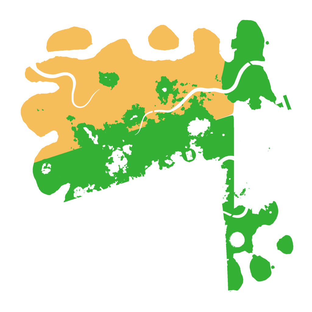 Biome Rust Map: Procedural Map, Size: 3700, Seed: 1613704034