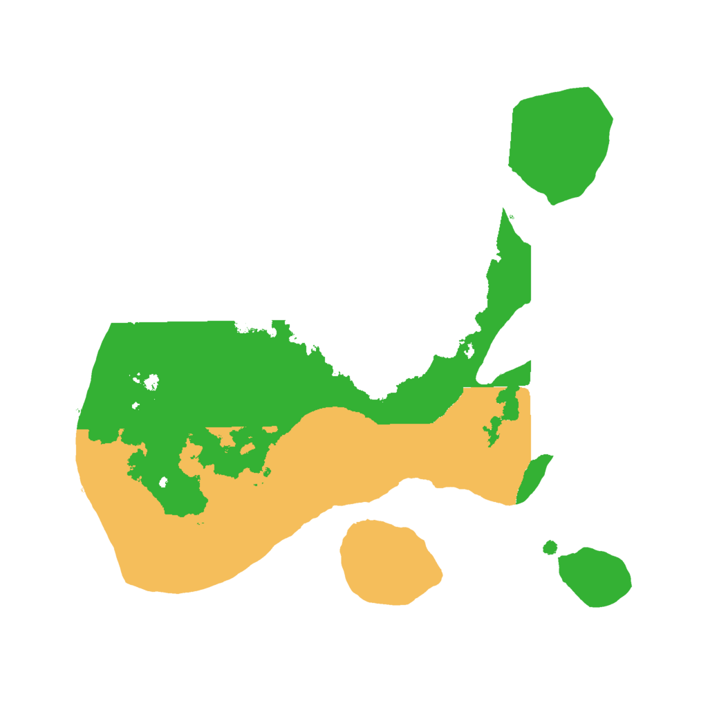 Biome Rust Map: Procedural Map, Size: 2000, Seed: 564985417