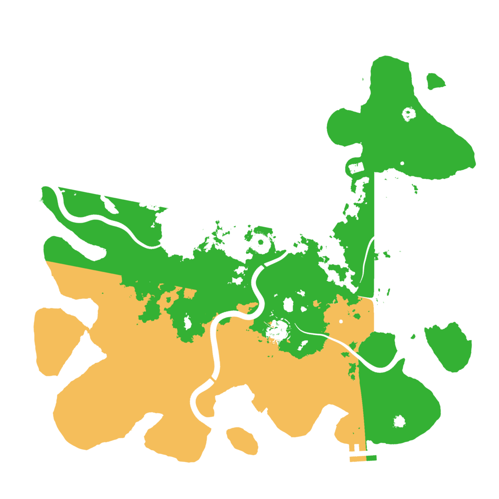 Biome Rust Map: Procedural Map, Size: 3750, Seed: 719561964