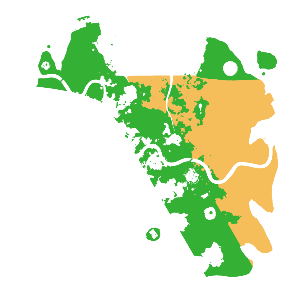 Biome Rust Map: Procedural Map, Size: 3700, Seed: 2136673020