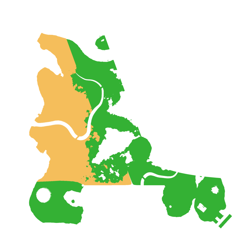 Biome Rust Map: Procedural Map, Size: 3000, Seed: 584217