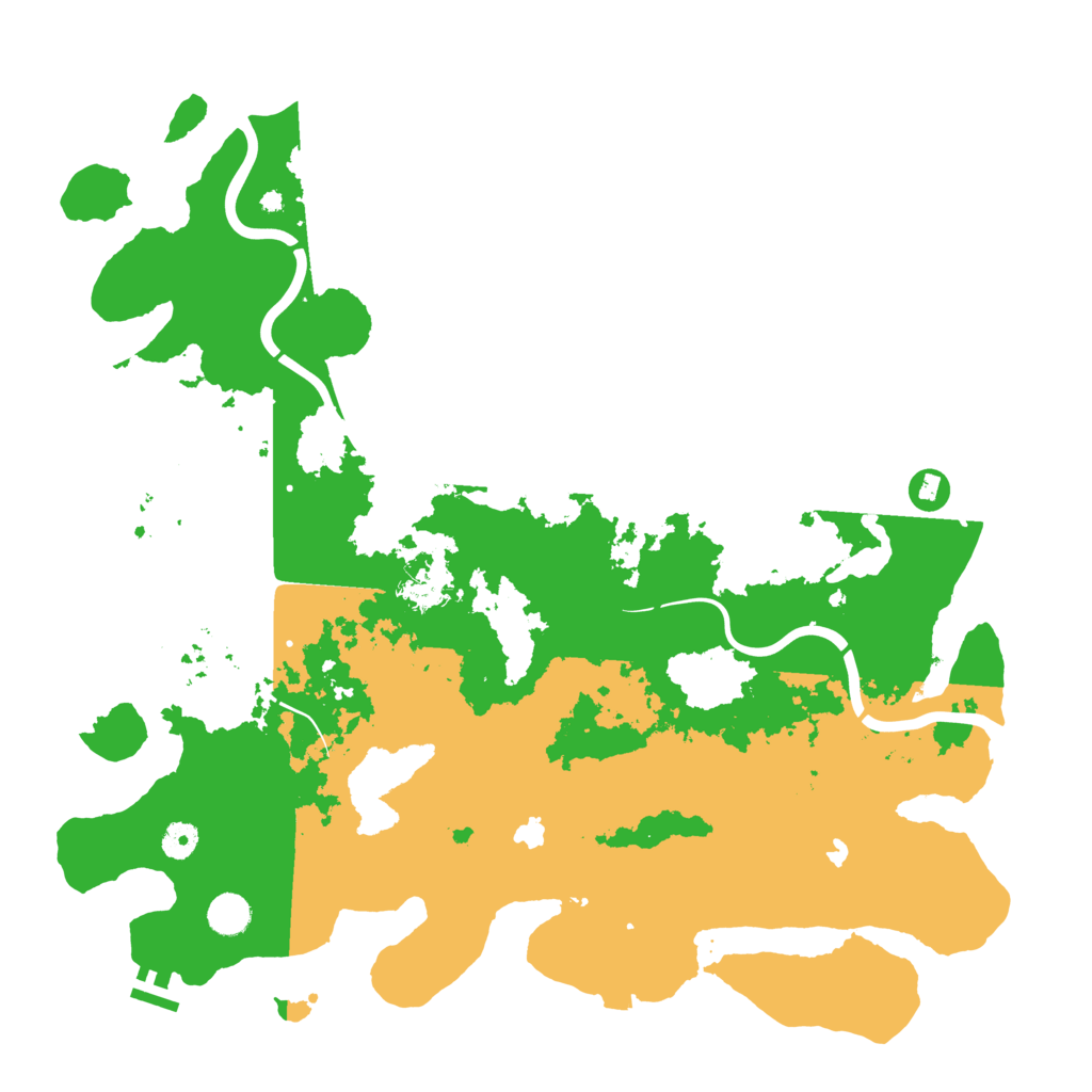 Biome Rust Map: Procedural Map, Size: 4500, Seed: 244526