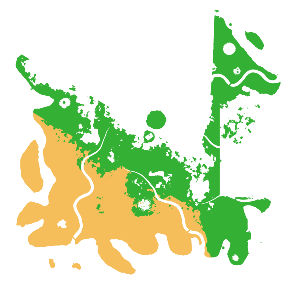 Biome Rust Map: Procedural Map, Size: 4200, Seed: 386881437