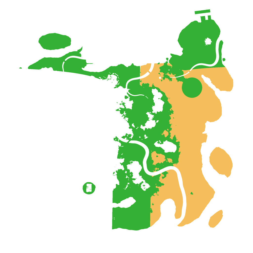 Biome Rust Map: Procedural Map, Size: 3300, Seed: 217484711