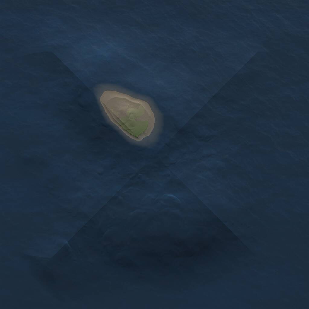 Rust Map: Procedural Map, Size: 1000, Seed: 1094891547, 1 Monuments