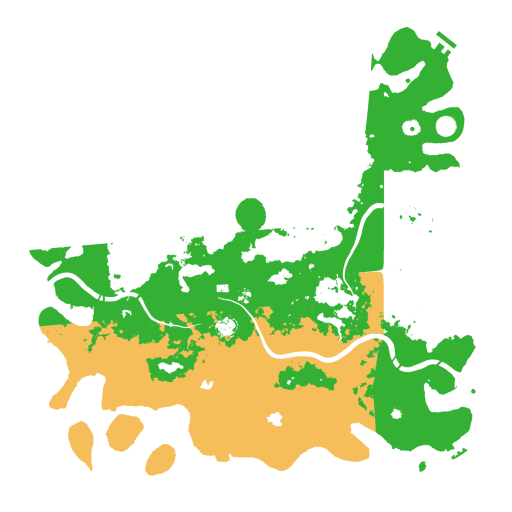 Biome Rust Map: Procedural Map, Size: 4500, Seed: 1097068512