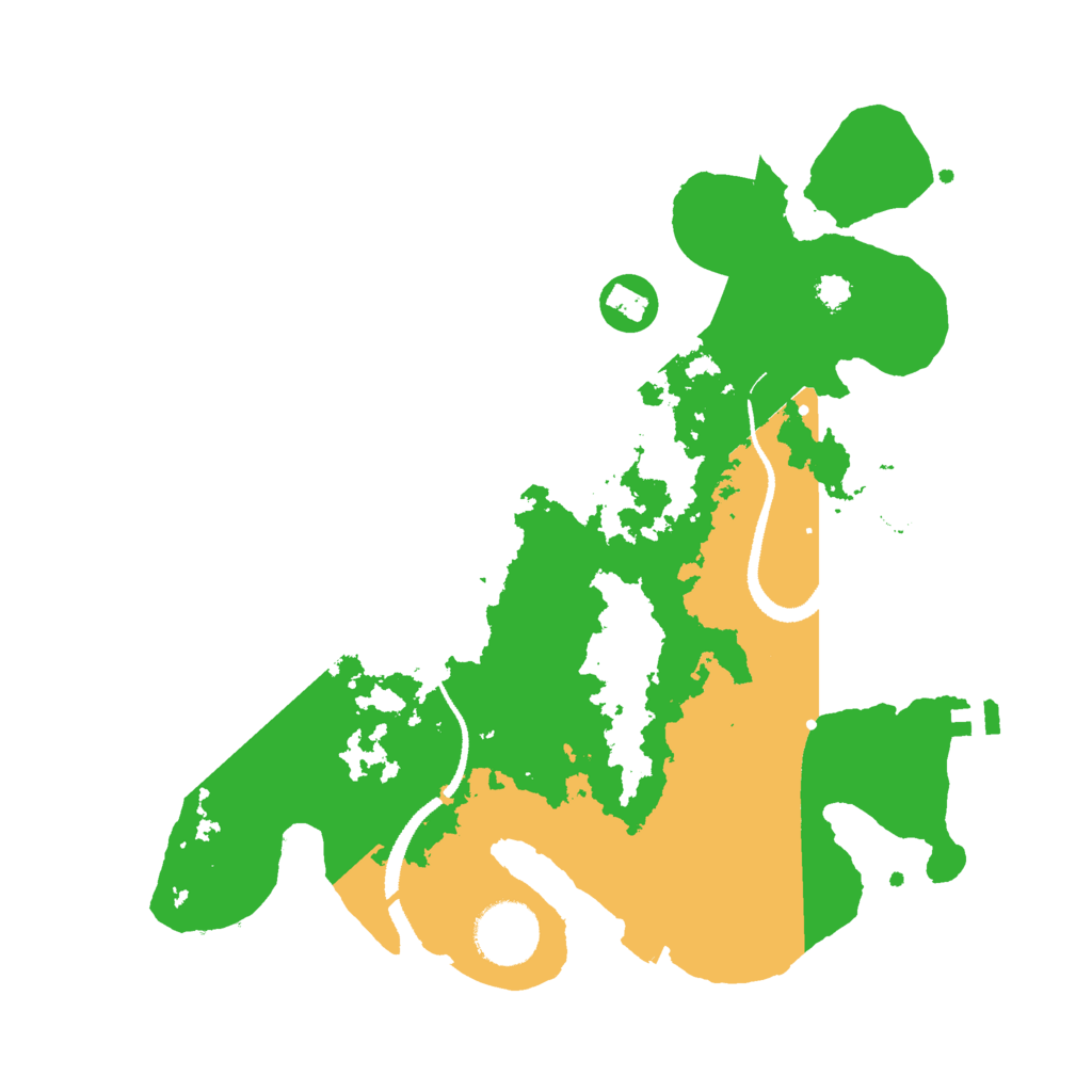 Biome Rust Map: Procedural Map, Size: 3000, Seed: 1145162262