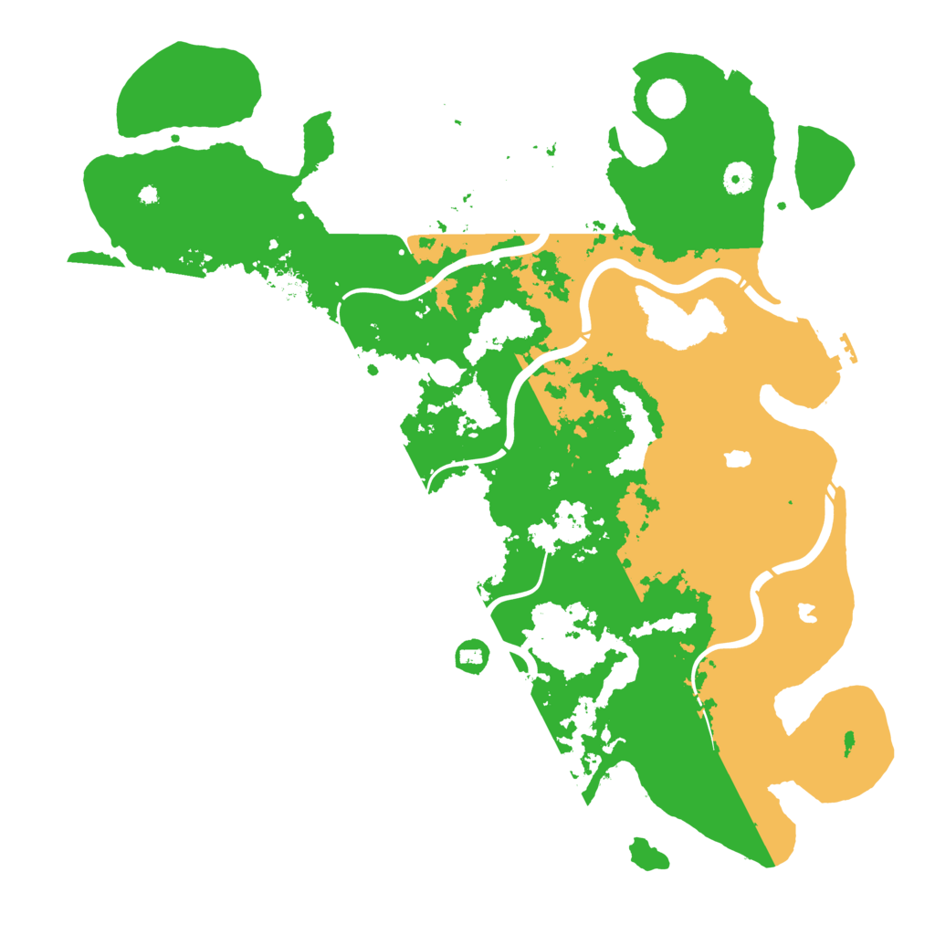 Biome Rust Map: Procedural Map, Size: 4500, Seed: 1396333255