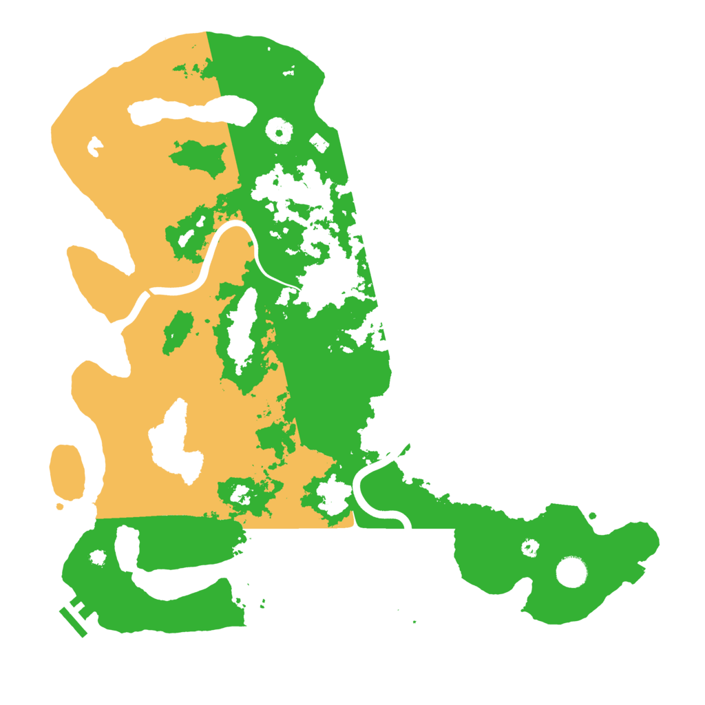 Biome Rust Map: Procedural Map, Size: 4000, Seed: 1347956543