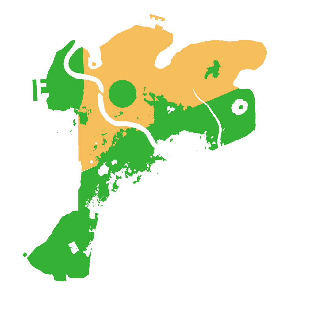 Biome Rust Map: Procedural Map, Size: 3000, Seed: 97914