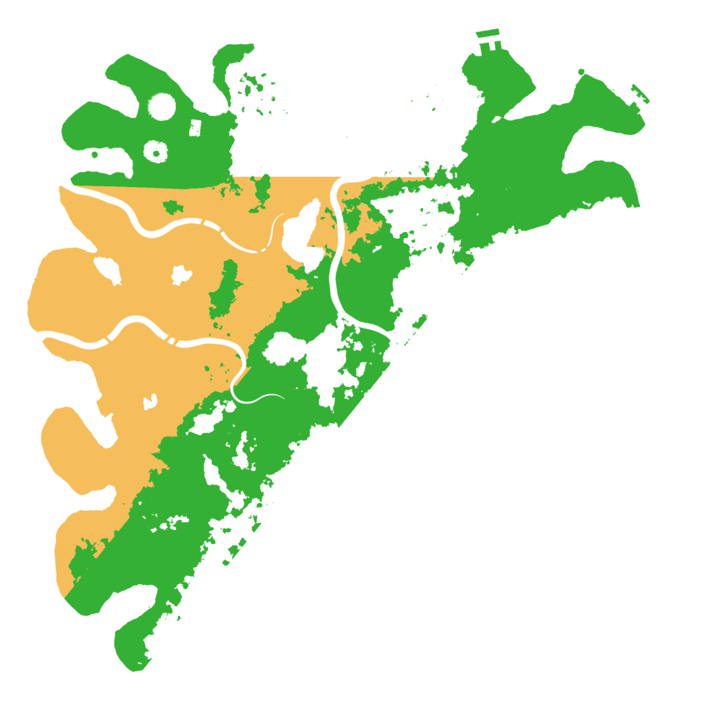 Biome Rust Map: Procedural Map, Size: 4500, Seed: 1897390202