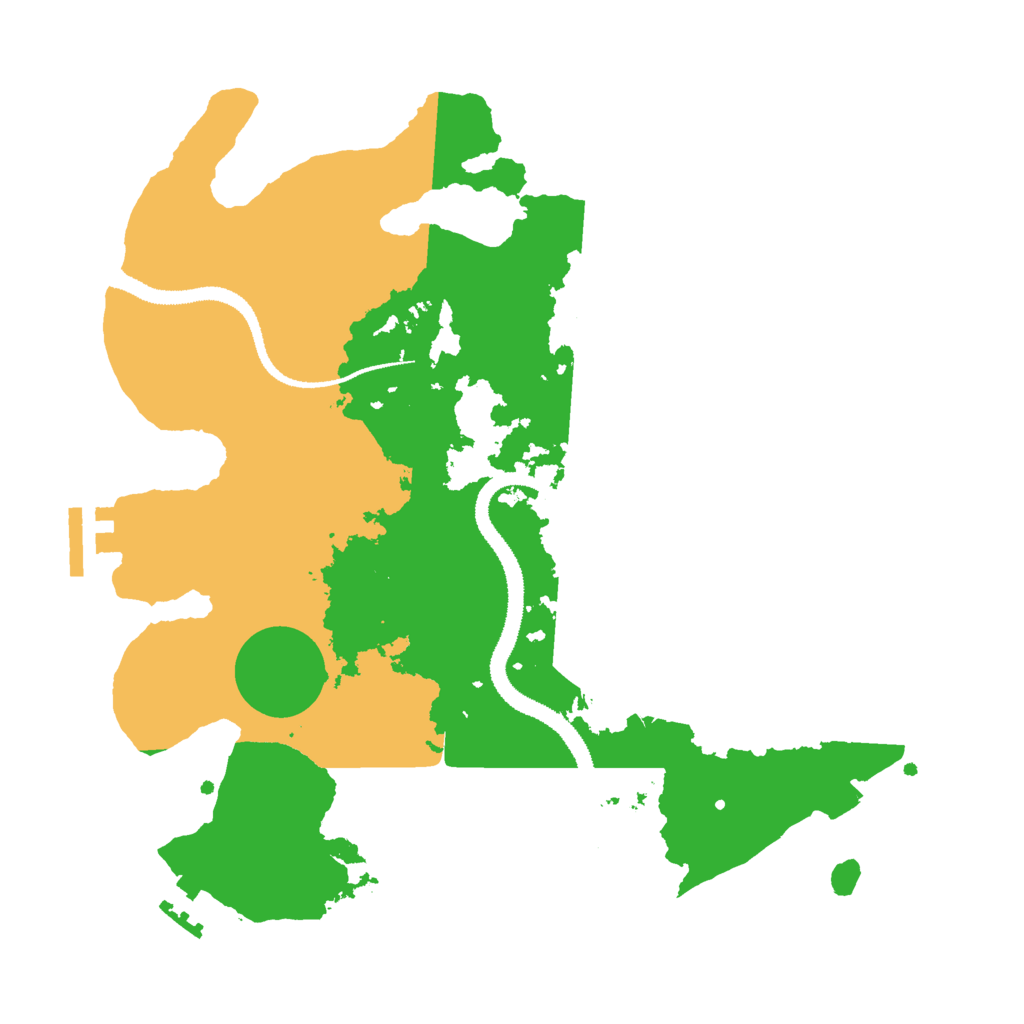 Biome Rust Map: Procedural Map, Size: 3000, Seed: 82798