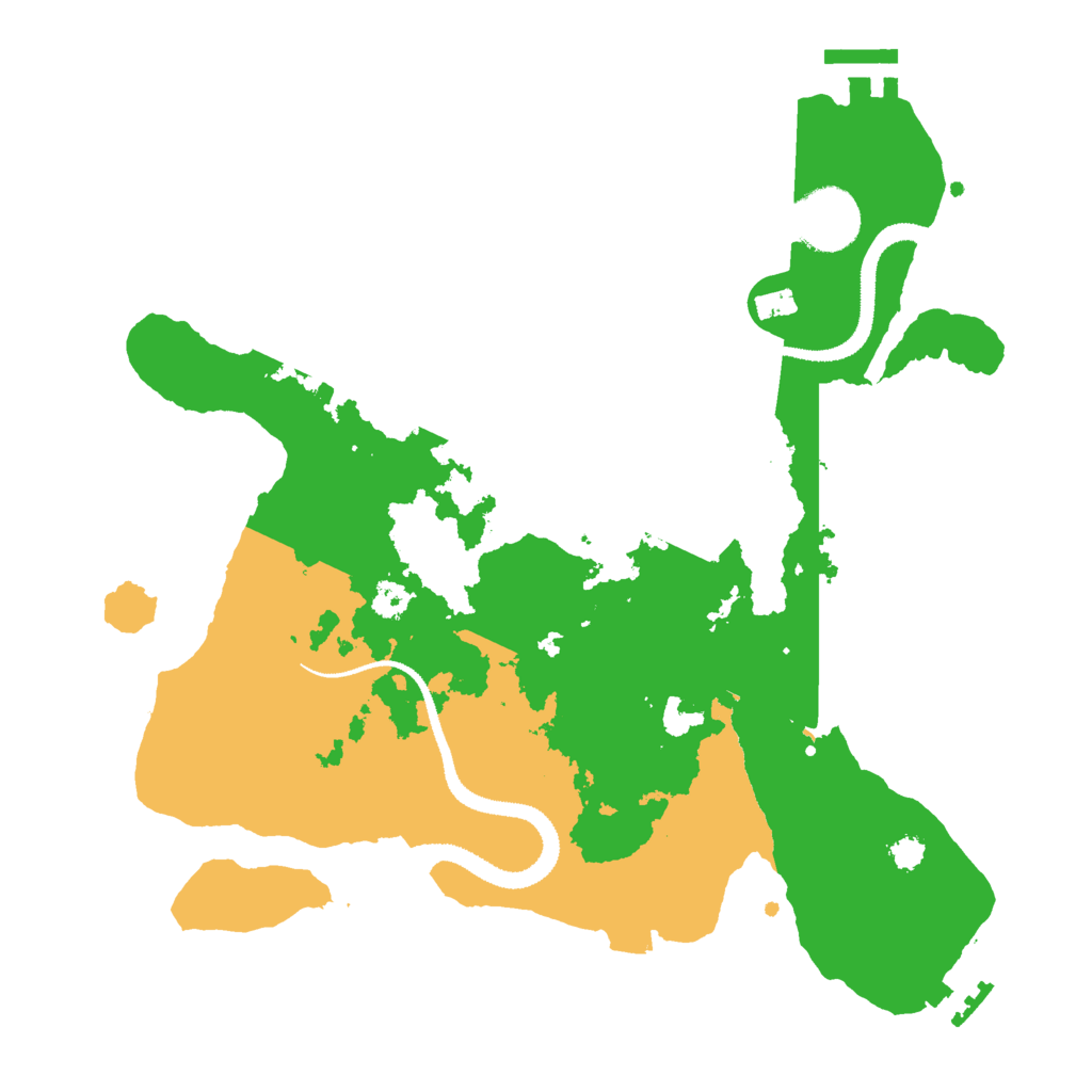 Biome Rust Map: Procedural Map, Size: 3000, Seed: 17385276