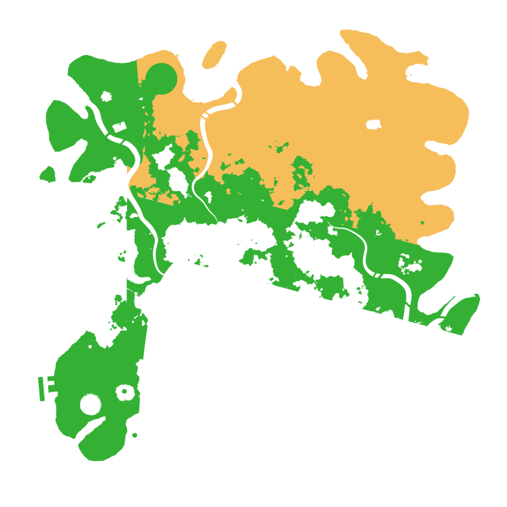 Biome Rust Map: Procedural Map, Size: 4250, Seed: 721732