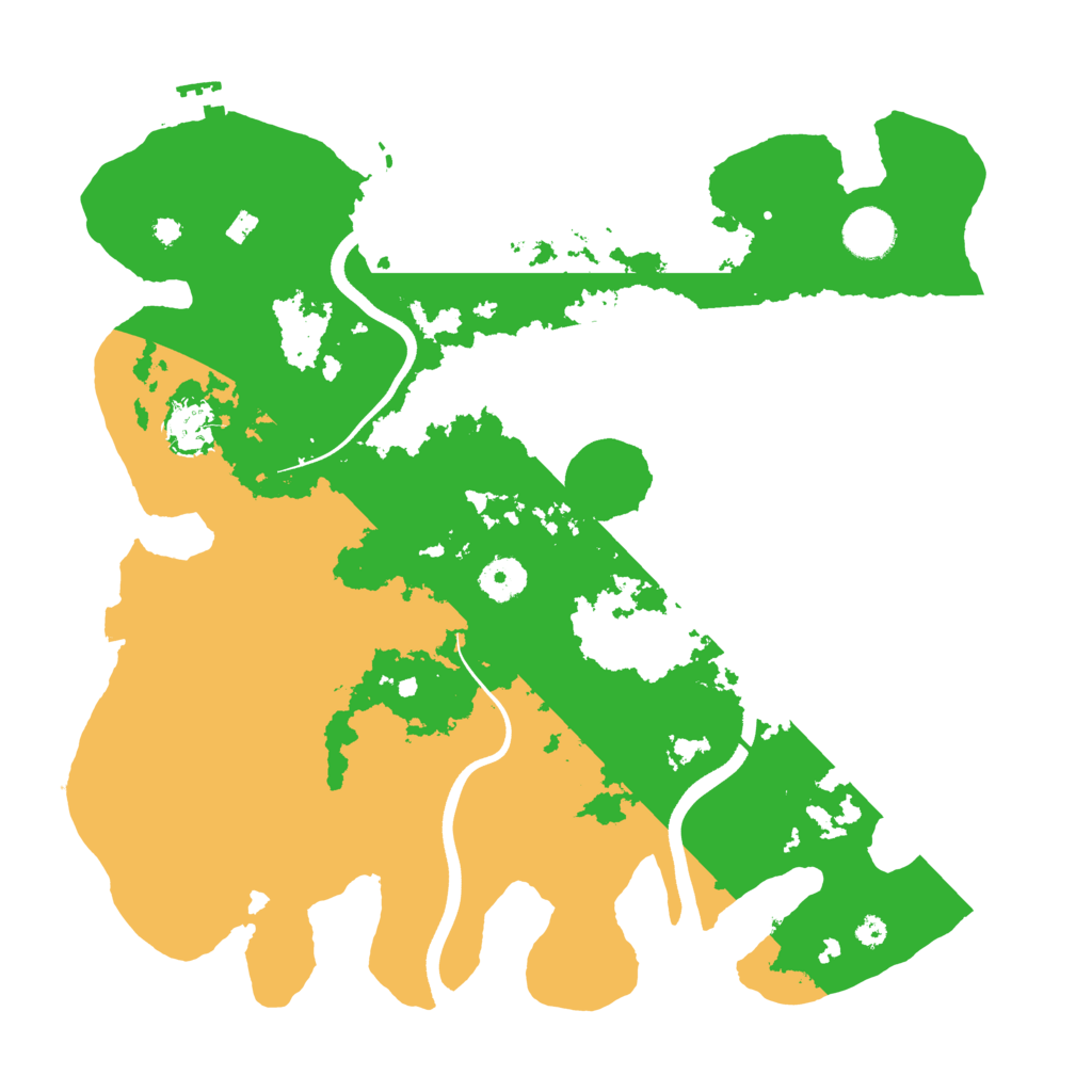 Biome Rust Map: Procedural Map, Size: 3700, Seed: 1727791317