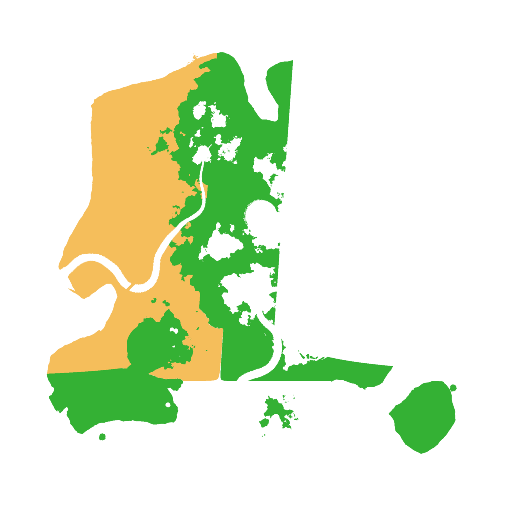 Biome Rust Map: Procedural Map, Size: 3000, Seed: 1227814505