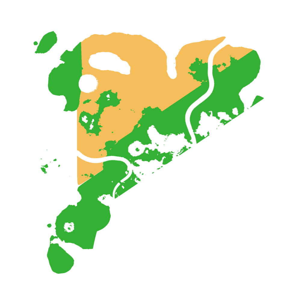 Biome Rust Map: Procedural Map, Size: 3000, Seed: 1307362465