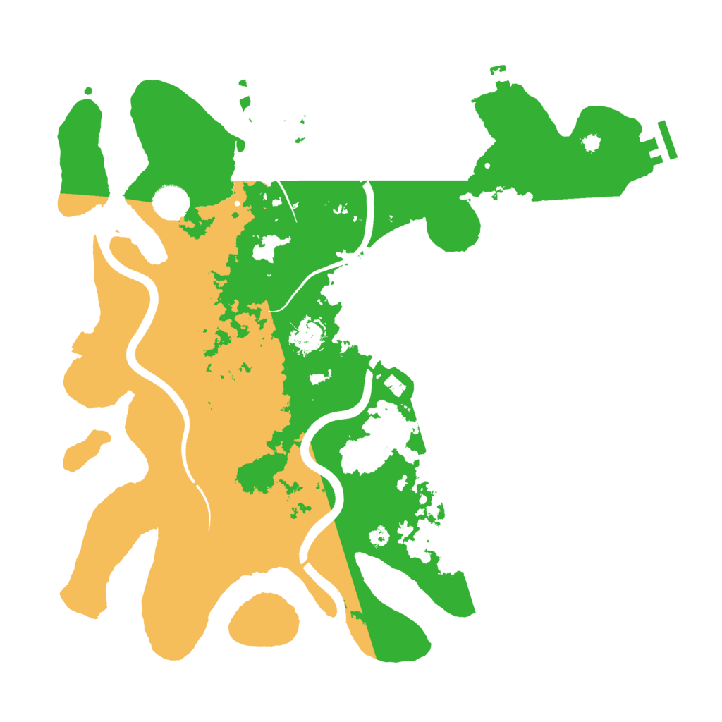 Biome Rust Map: Procedural Map, Size: 3700, Seed: 1183154798