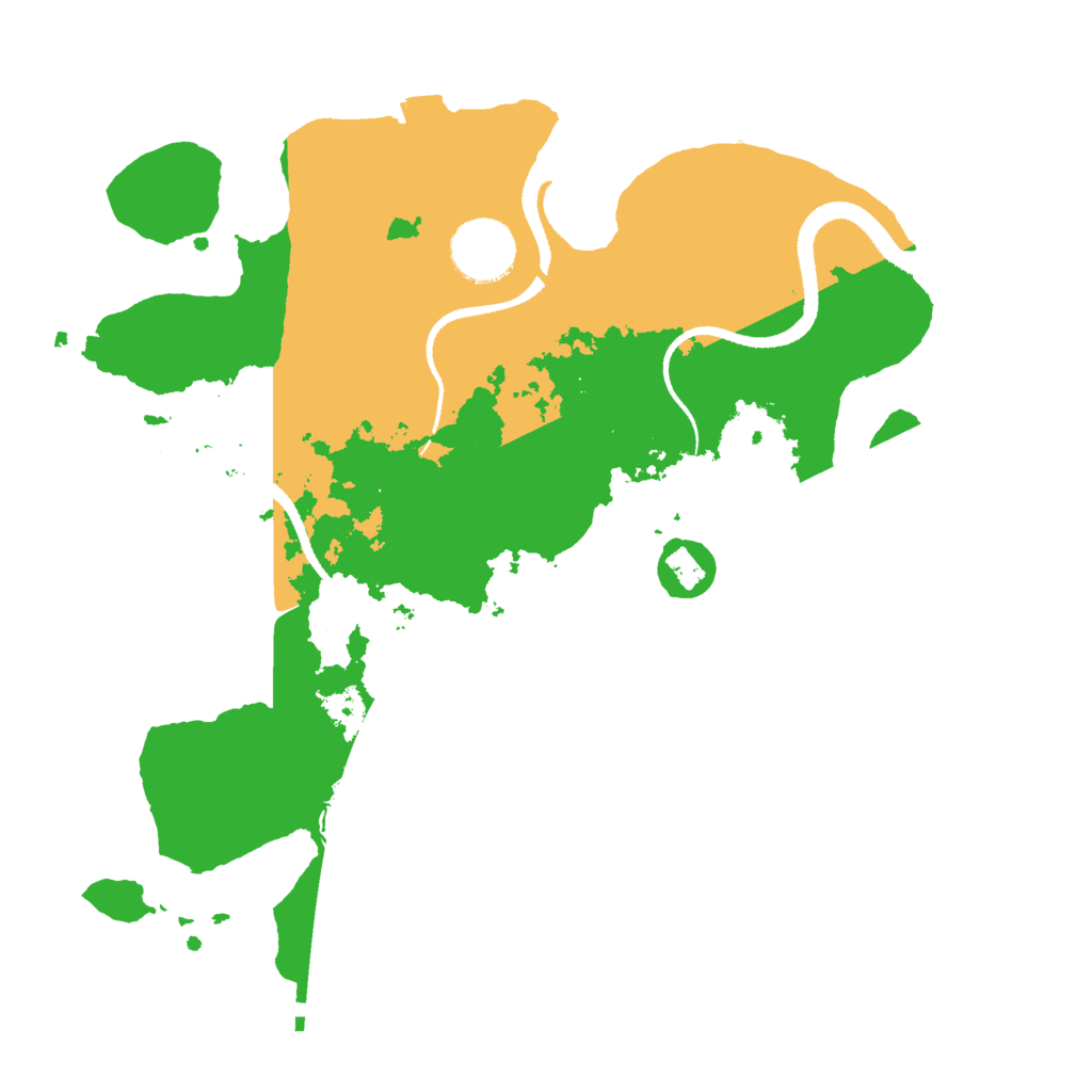 Biome Rust Map: Procedural Map, Size: 3000, Seed: 1898954101