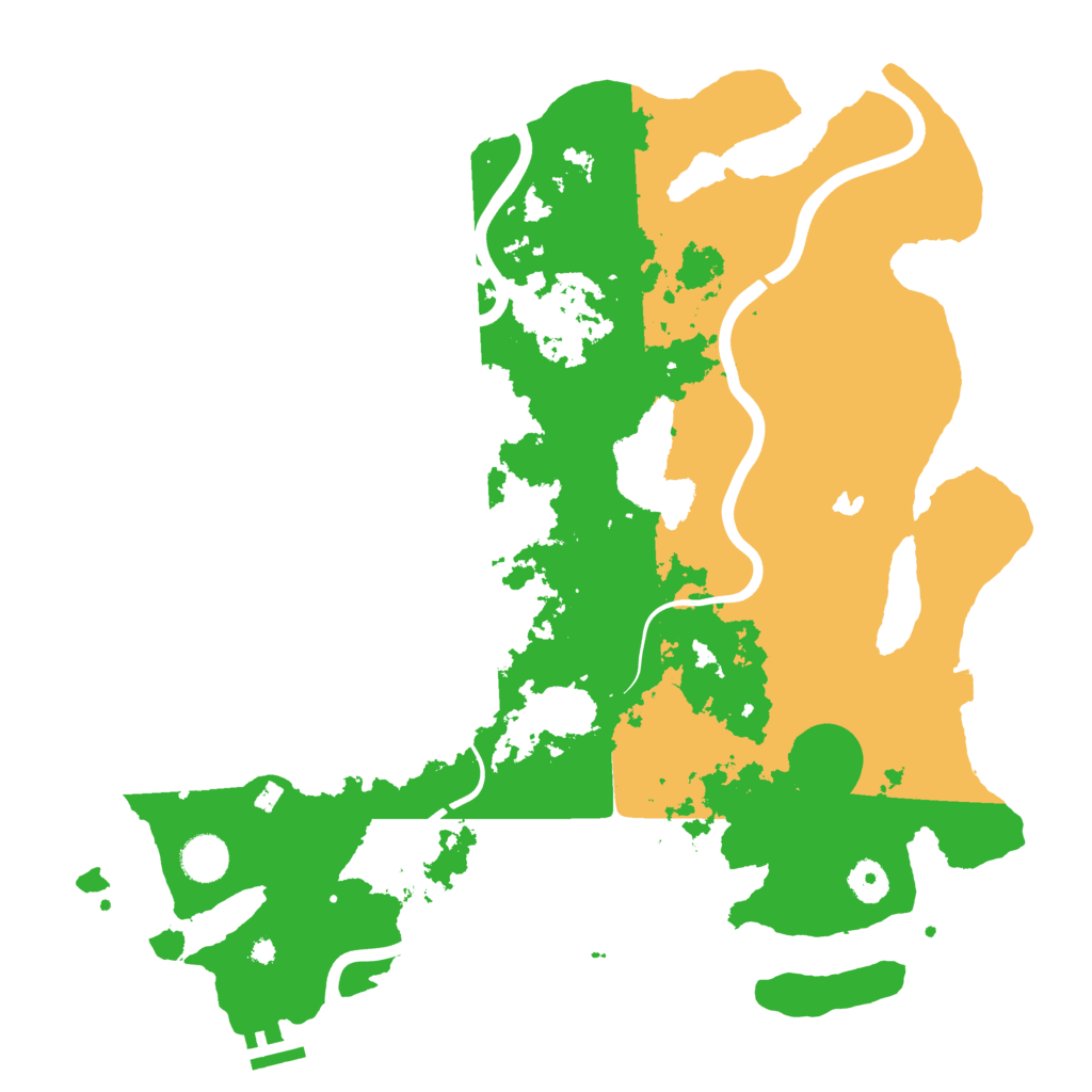 Biome Rust Map: Procedural Map, Size: 4000, Seed: 50158