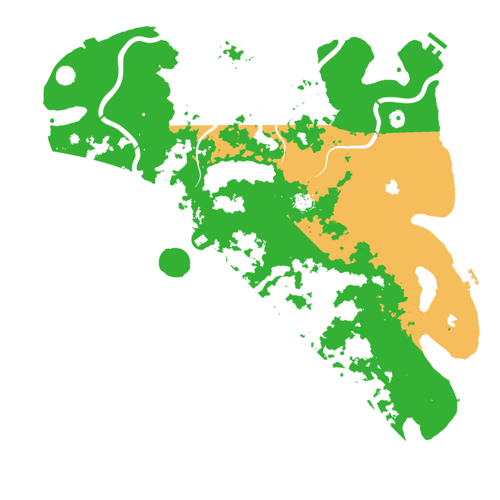 Biome Rust Map: Procedural Map, Size: 4500, Seed: 598005034