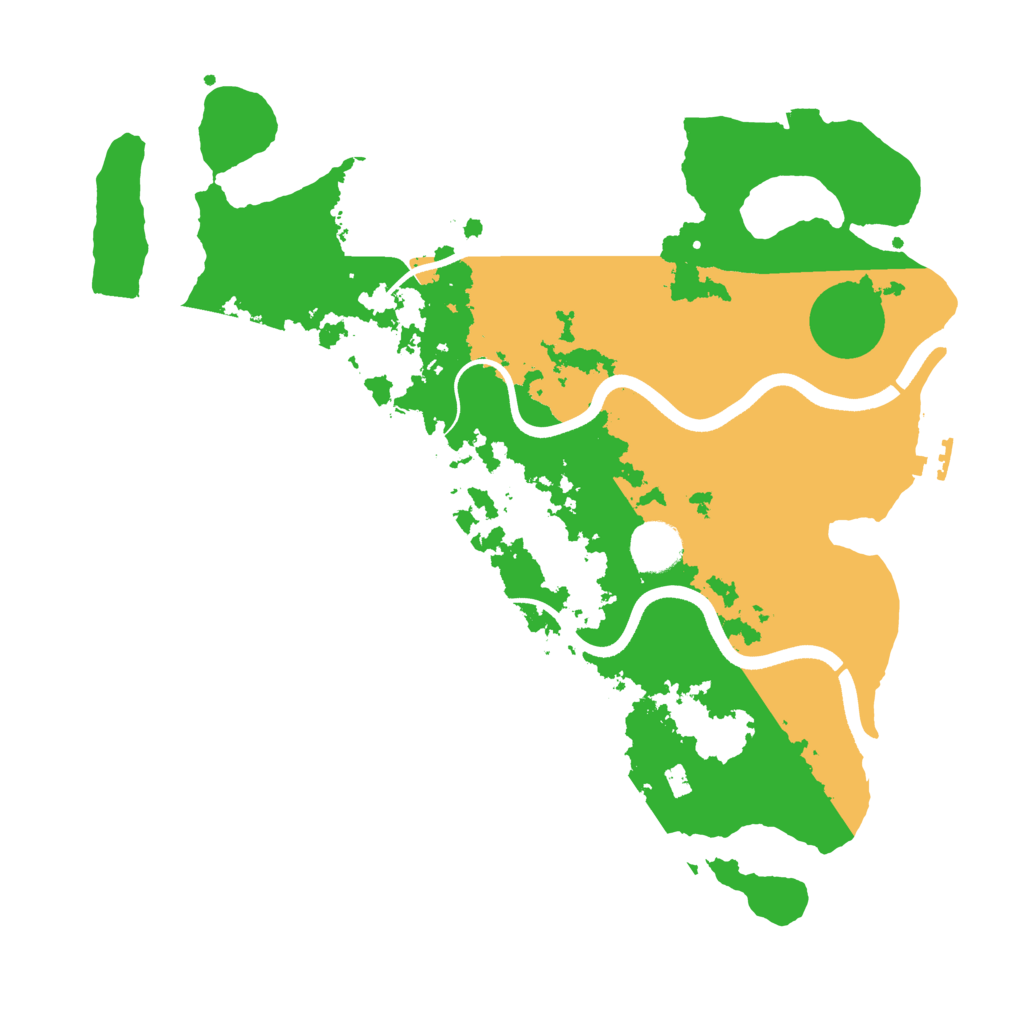 Biome Rust Map: Procedural Map, Size: 3600, Seed: 1520938964