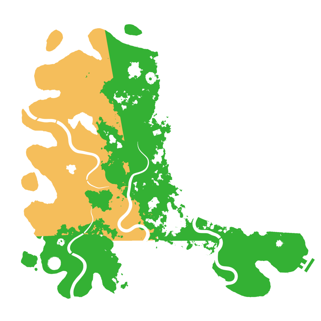 Biome Rust Map: Procedural Map, Size: 4300, Seed: 2026