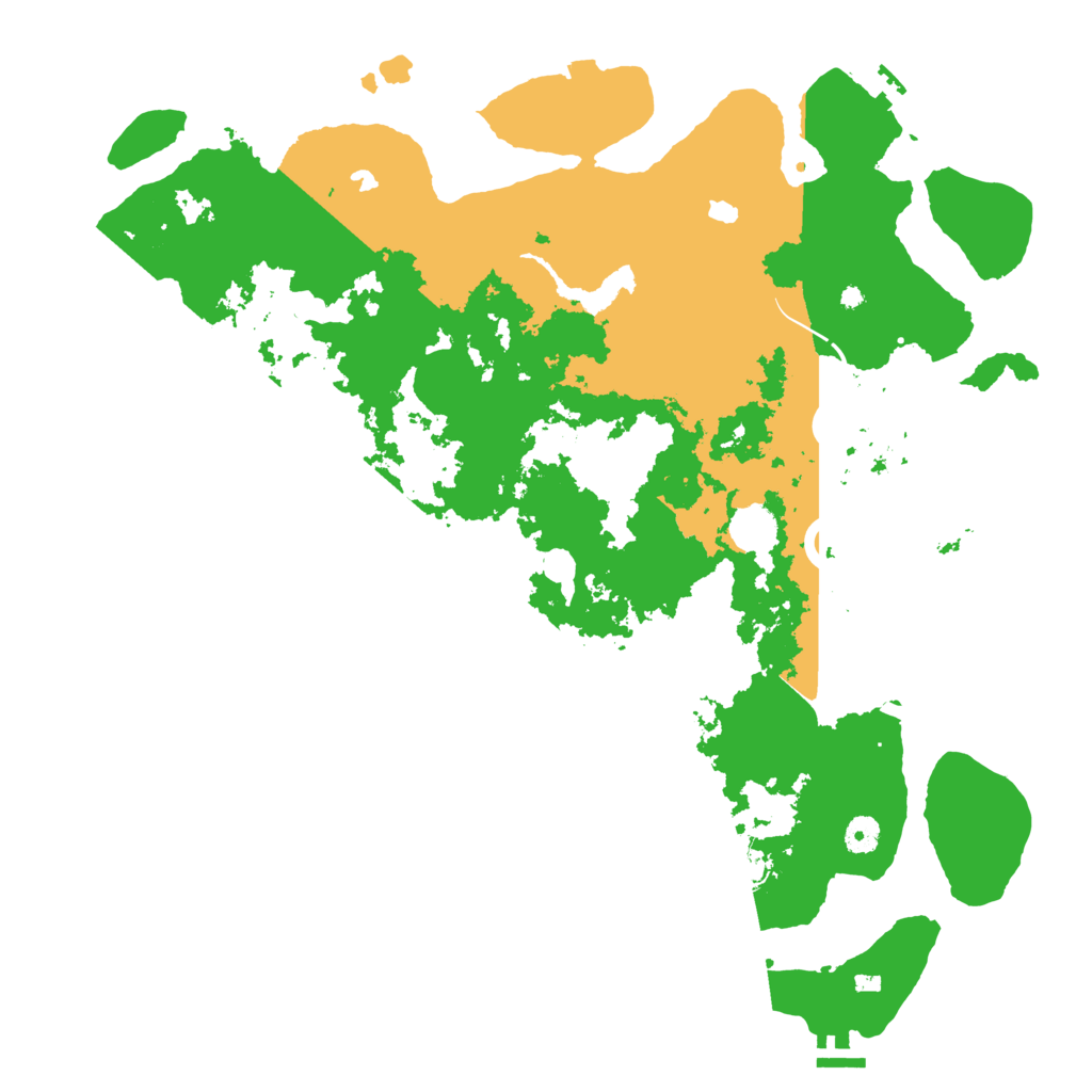 Biome Rust Map: Procedural Map, Size: 4500, Seed: 890000