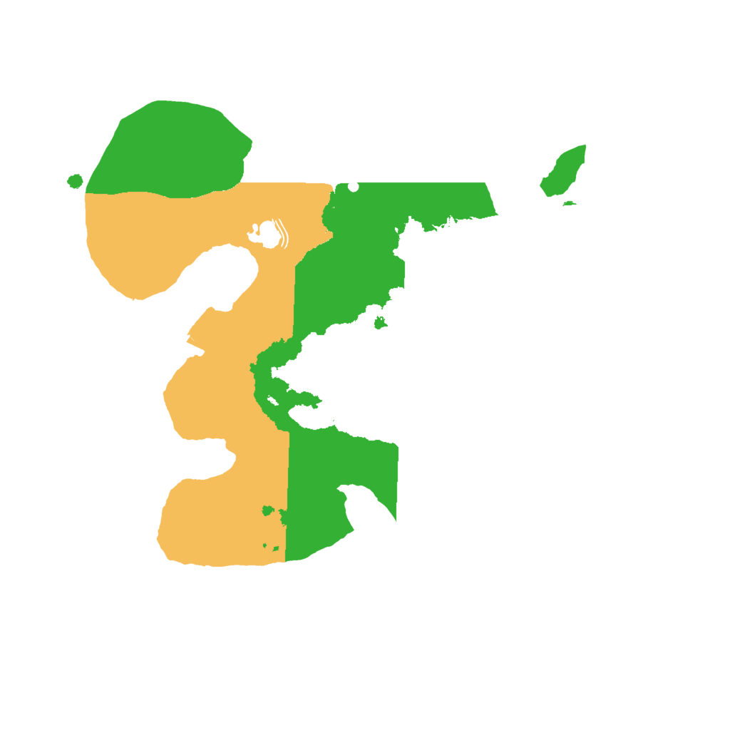Biome Rust Map: Procedural Map, Size: 2000, Seed: 917698130
