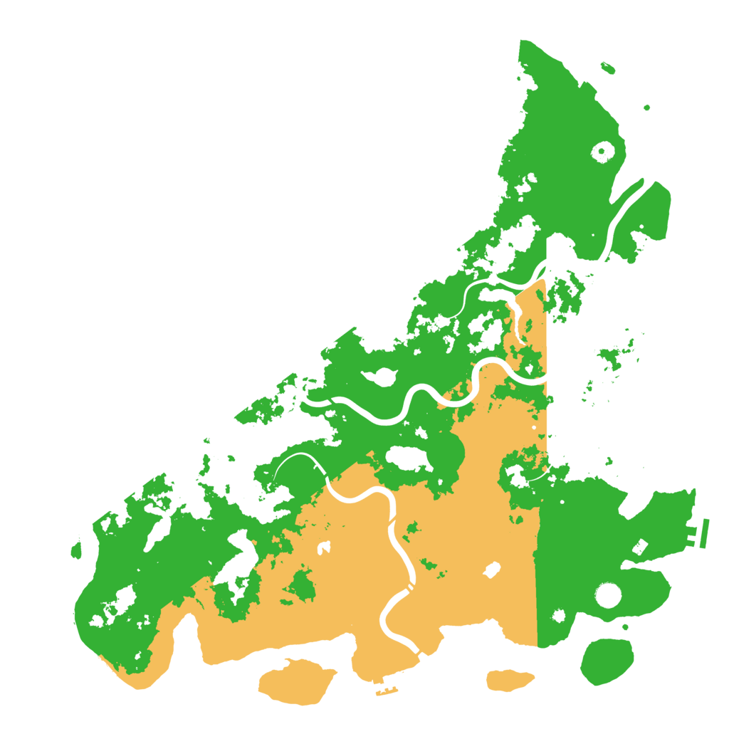 Biome Rust Map: Procedural Map, Size: 5000, Seed: 634654