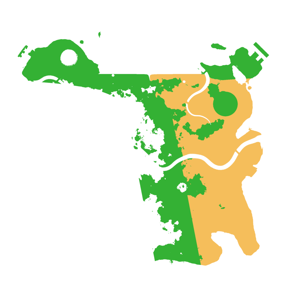 Biome Rust Map: Procedural Map, Size: 3186, Seed: 377117