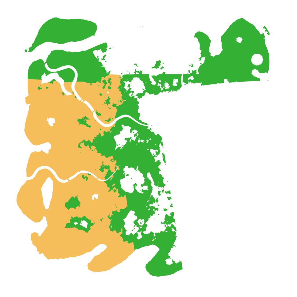 Biome Rust Map: Procedural Map, Size: 4500, Seed: 58472913