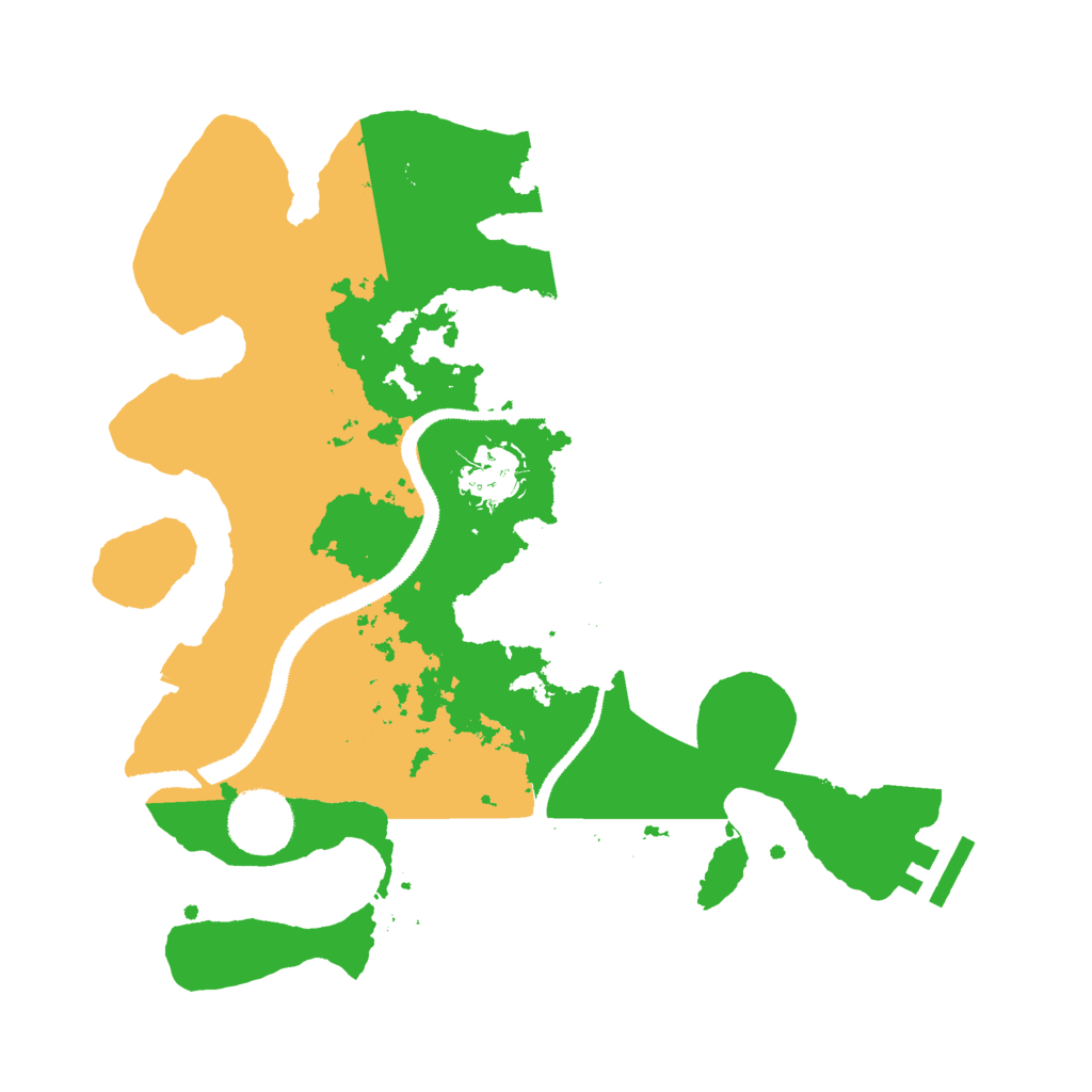 Biome Rust Map: Procedural Map, Size: 3000, Seed: 3524