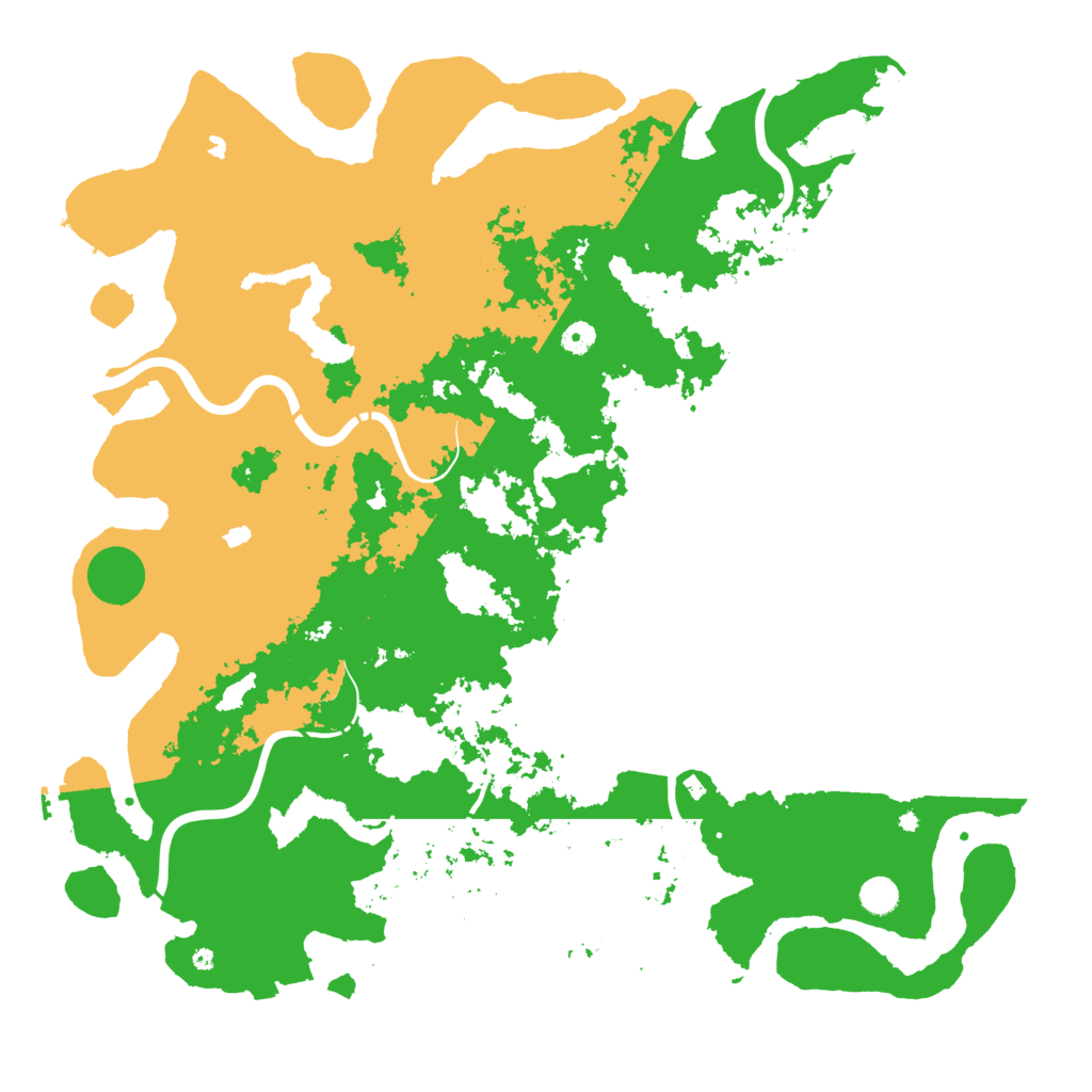 Biome Rust Map: Procedural Map, Size: 5000, Seed: 1656538195