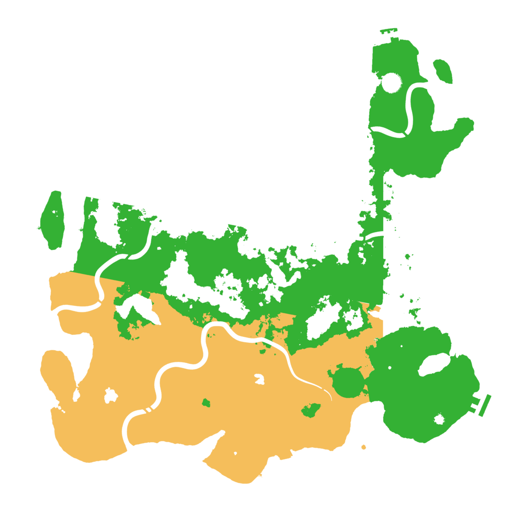 Biome Rust Map: Procedural Map, Size: 4500, Seed: 7732655