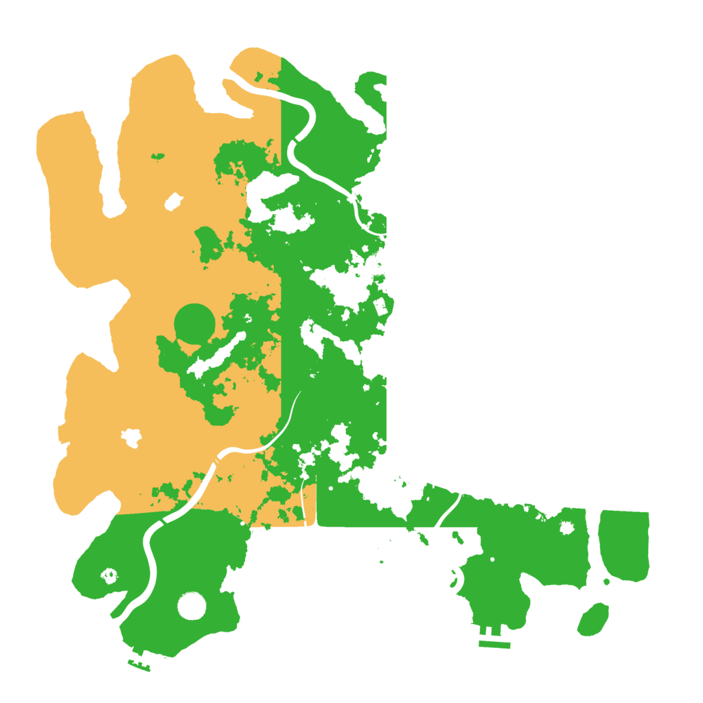 Biome Rust Map: Procedural Map, Size: 4500, Seed: 123234